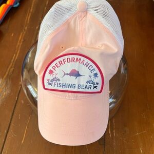 Pink Performance Fishing Gear Cap